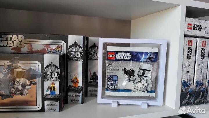 Lego кейс рамка витрина дисплей для минифигурок