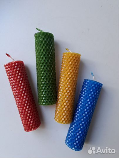 Свечи восковые ручной работы