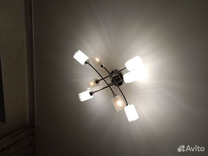 Люстра потолочная бу