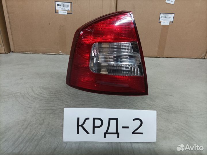 Фонарь левый Skoda Octavia 2008-2013