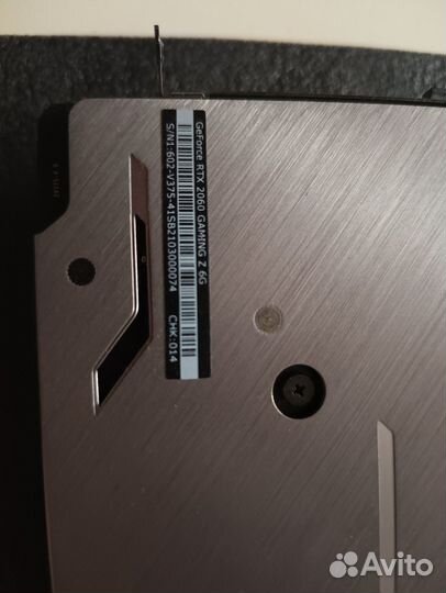 Видеокарта rtx 2060 6gb MSI