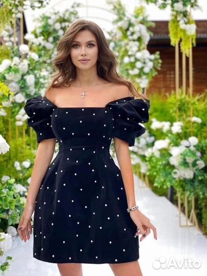 Бархатное платье