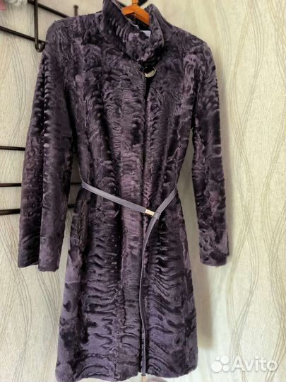 Женская шуба HB furs из каракуля Италия Милан