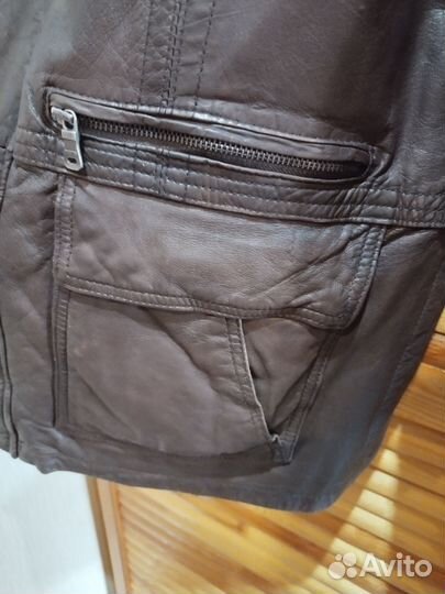 Кожаная куртка Milestone (Германия) 52/54р