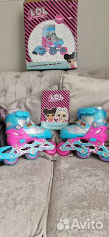 Роликовые коньки детские раздвижные