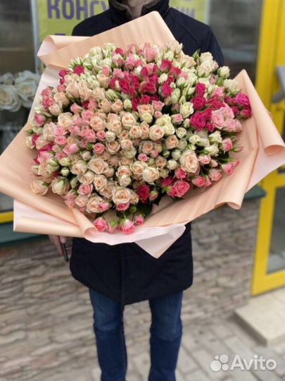 101 кустовая роза