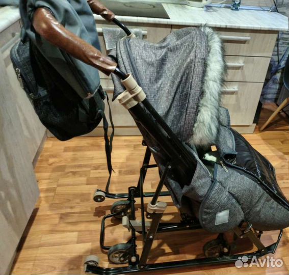 Санки коляска galaxy
