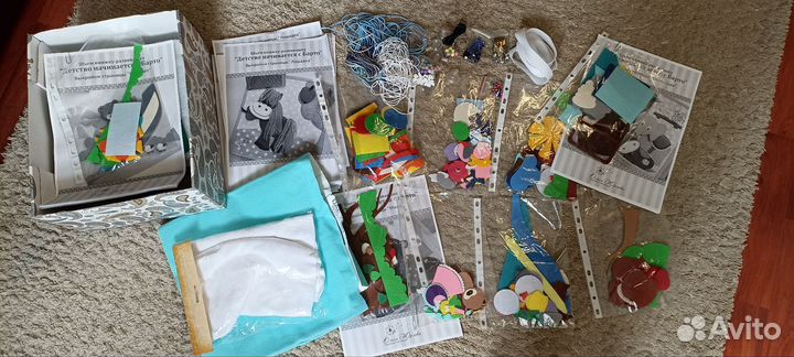 Набор для пошива развивающей книги из фетра