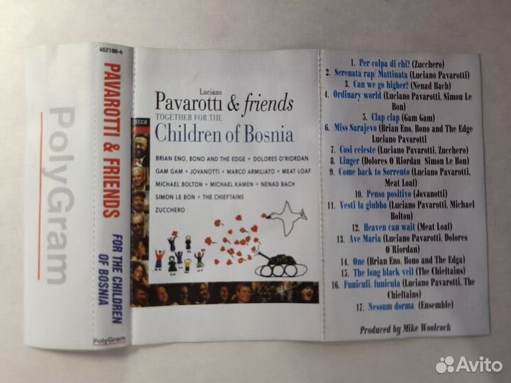 Аудио кассета Luciano Pavarotti