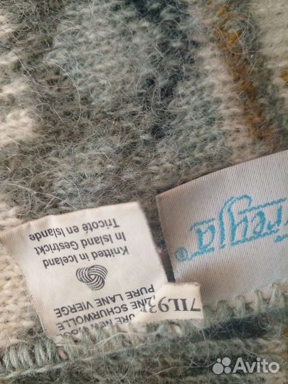 Комплект шапка,шарф,варежки. Исландия