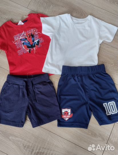 Новые шорты и футболки европейских брендов