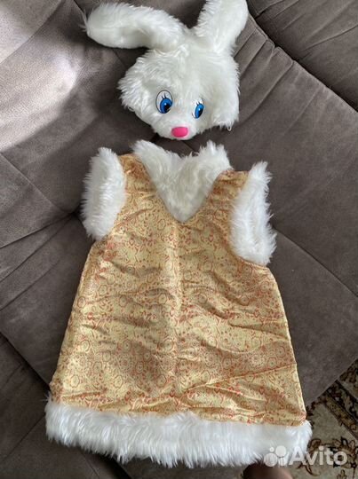 Новогодний костюм (зайки) для девочки