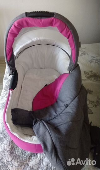 Детская коляска б/у Riko Brano 3 в 1