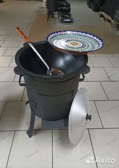 Чугунный Казан Комплект с Печью