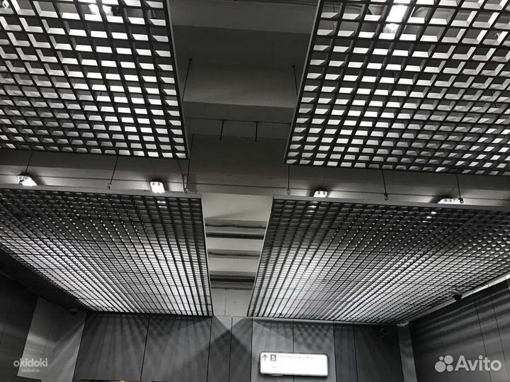 Потолок подвесной грильято