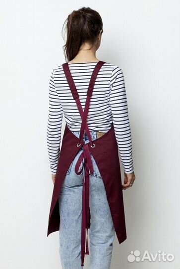 Белый поварской фартук оптом