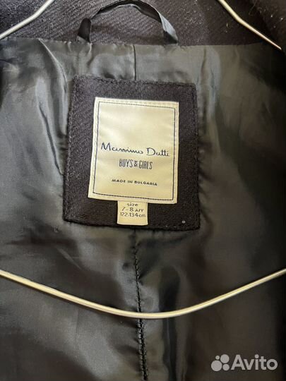 Пальто на мальчика Massimo Dutti