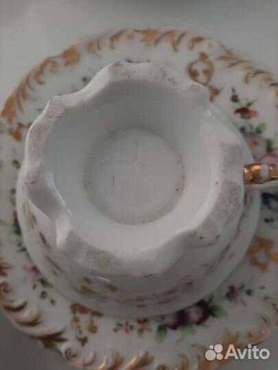 Антикварная чайная пара