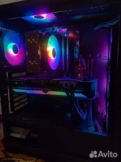 Игровой компьютер в сборе