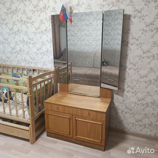 Трюмо трельяж с зеркалом СССР