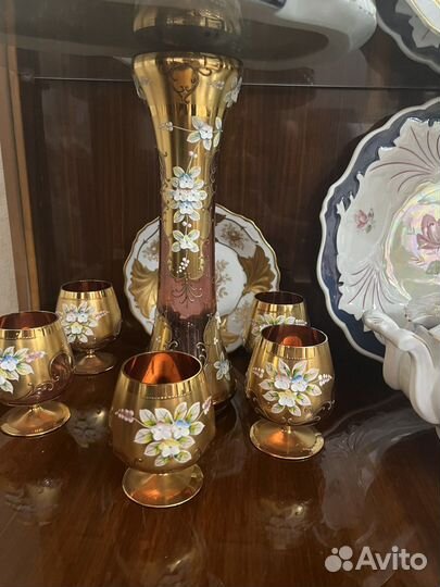 Бокалы Богемия Bohemia Винтаж