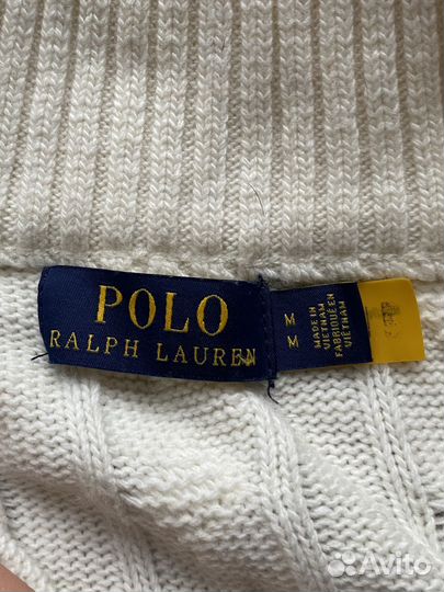 Polo ralph lauren свитер женский белый