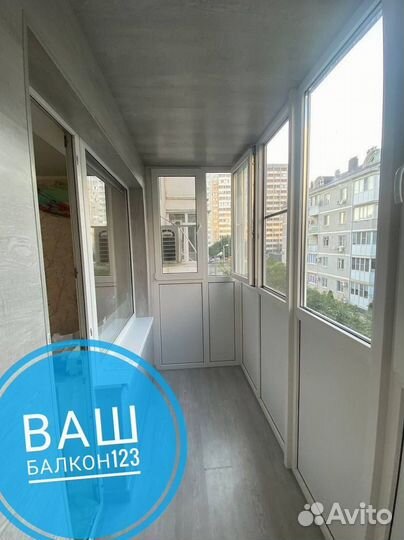 Остекление балконов и лоджий под ключ