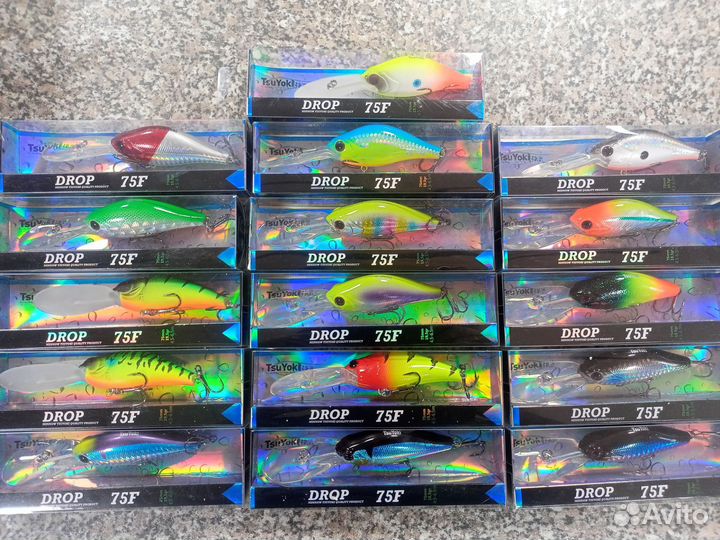 Воблер для троллинга Tsuyoki Drop 75F