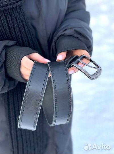 Ремень мужской с гравировкой