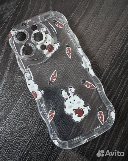 Новый чехол Заяц/Кролик Айфон iPhone 15 pro