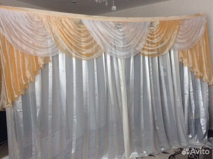 Штора с Ламбрекен