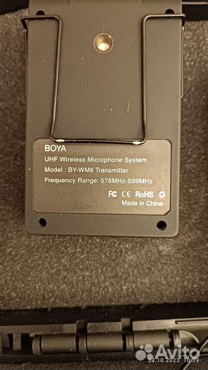 Микрофон петличный boya BY-WM6