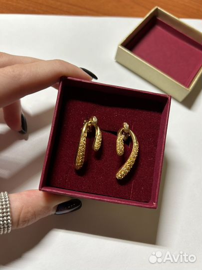 Золотые серьги