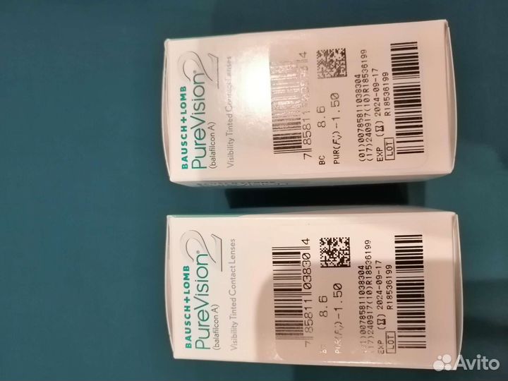 Линзы контактные