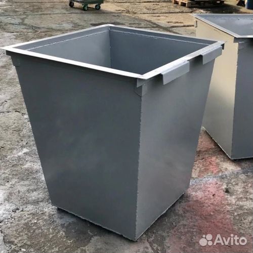 Контейнер для мусора 0.75м3 без колёс, без крышки