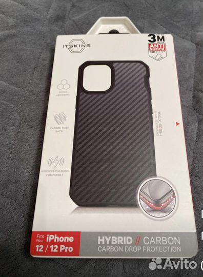 Чехол на iPhone 12 mini / Itskins hybrid carbon