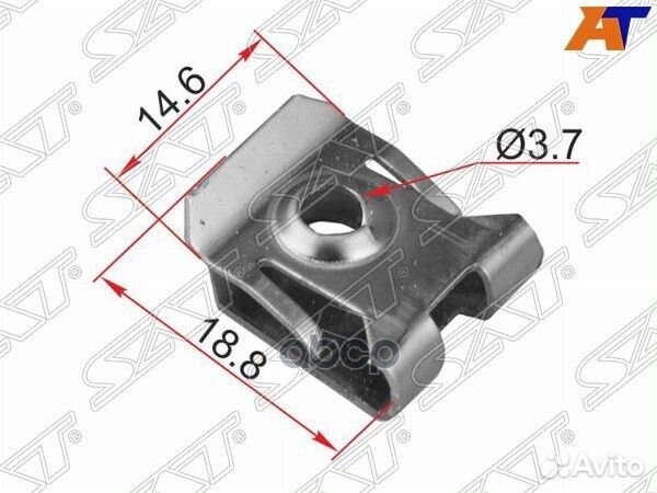 Зажим металлический под болт ford 1 шт. STM1265