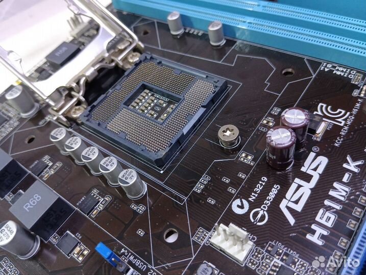 Мат. плата Asus H61M-K (1155)