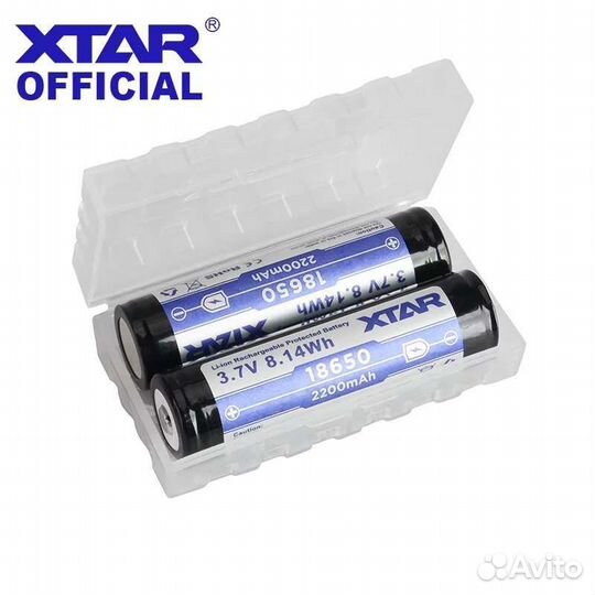 Контейнер Xtar пластиковый для 18350, 16340, 18650