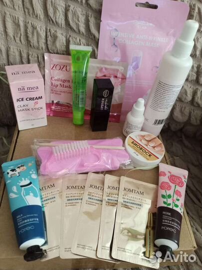 Косметика набор бьюти бокс маски патчи