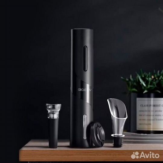 Винный набор Circle Joy 4 в 1 с электроштопором