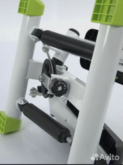 Мини степпер с эспандерами поворотный