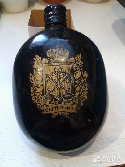 Фляжка 1 литр для жидкости из пищевого алюминия