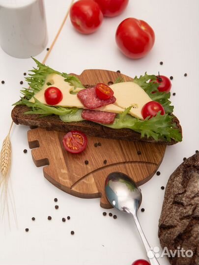 Набор разделочных досок на подставке из дуба