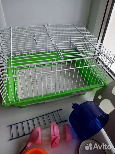 Клетка для мелких грызунов, аксессуары