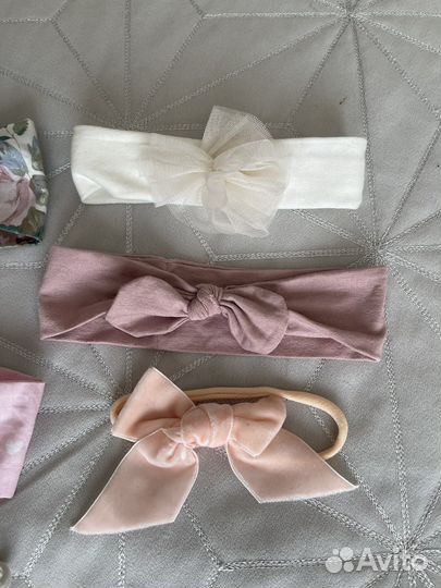 Повязка для девочки, заколки новые