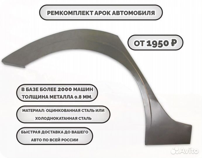 Ремонтные арки на автомобиль