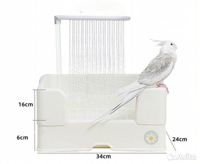 Купалка/ванна для попугаев