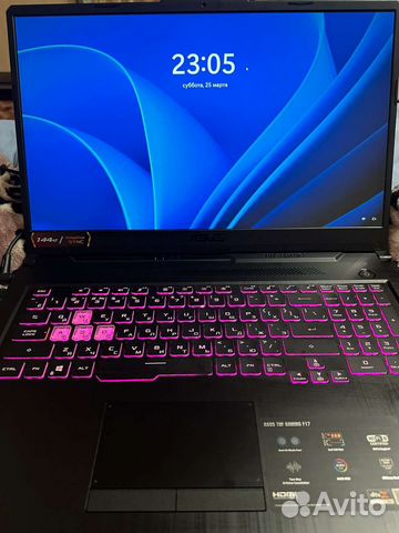 Игровой ноутбук Asus tuf gaming f17