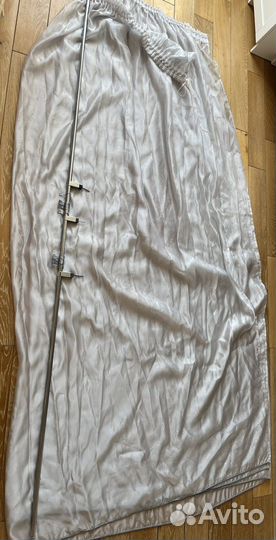 Тюлевая занавеска + карниз